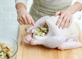 Image result for stuffing a turkey